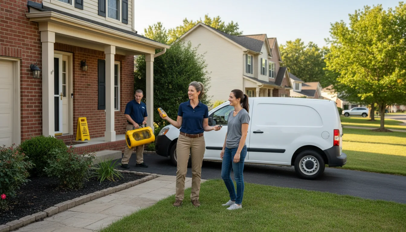 Water restoration image for Home Water Damage Repair in Pacific, MO